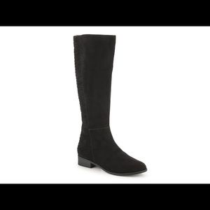 Kelly and Katie Lanner  knee high boot